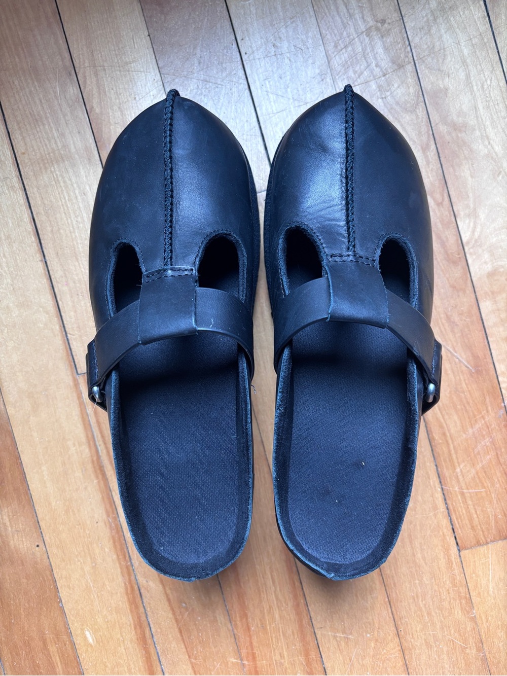 Ugg Goldenstar Hi Clog Black Leather Size 9